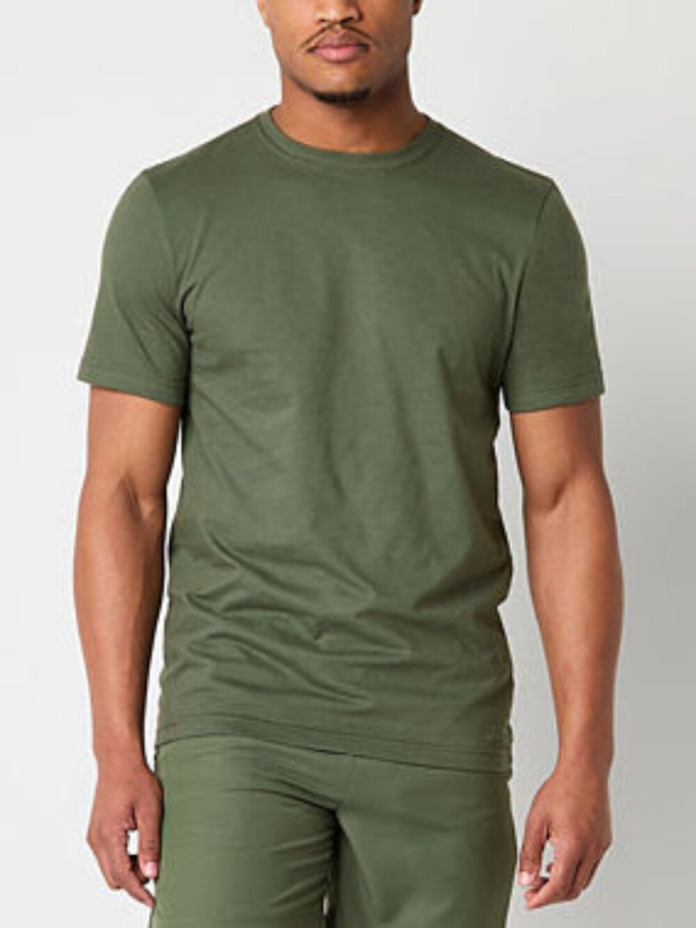 NWT XERSION XTREME Mens crew neck short sleeve shirt color:THYME HEATHER